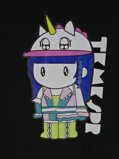 HTML ZERO3×STARDOM SAYAKA KURARA  Collaboration T-Shirt (1) (Black)