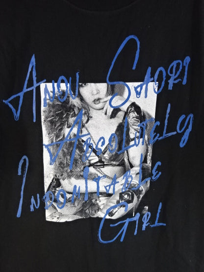 Saori Anou  Absolutely Indomitable Girl T-Shirt (Black)
