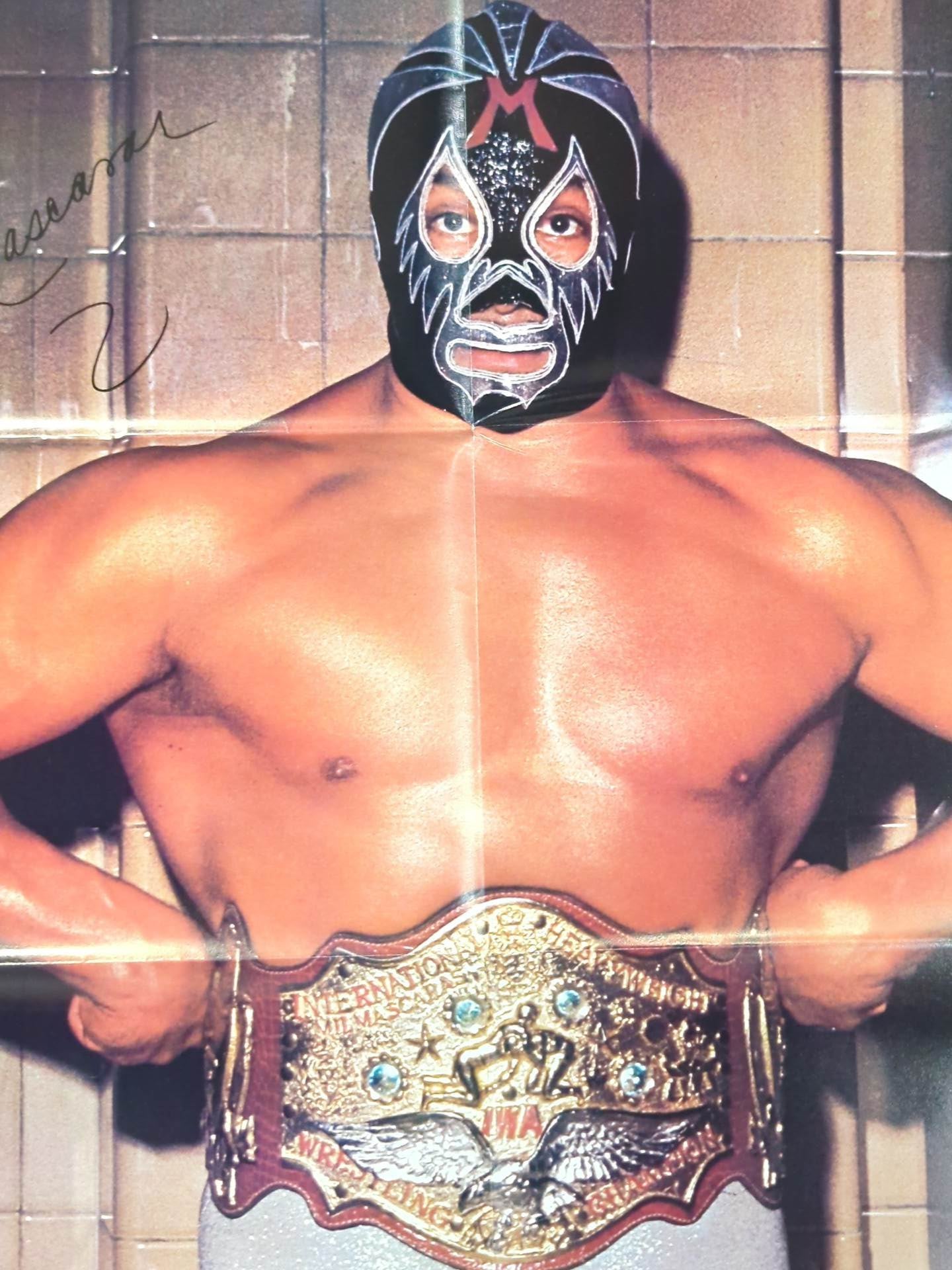 ミル・マスカラス 雑誌付録ポスター – 闘道館