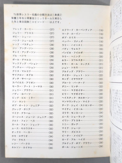 ’75世界レスラー名鑑