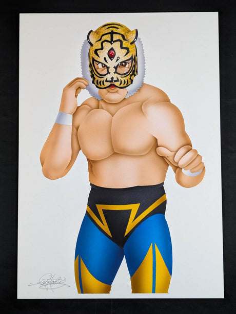 ★ Nagatoshi Sakai 's original painting work ★ "Four-dimensional killing method" The first tiger mask (legend)