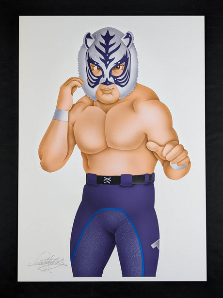 ★ Nagatoshi Sakai Original drawing work ★ "Legendary Tiger Warrior" Super Tiger