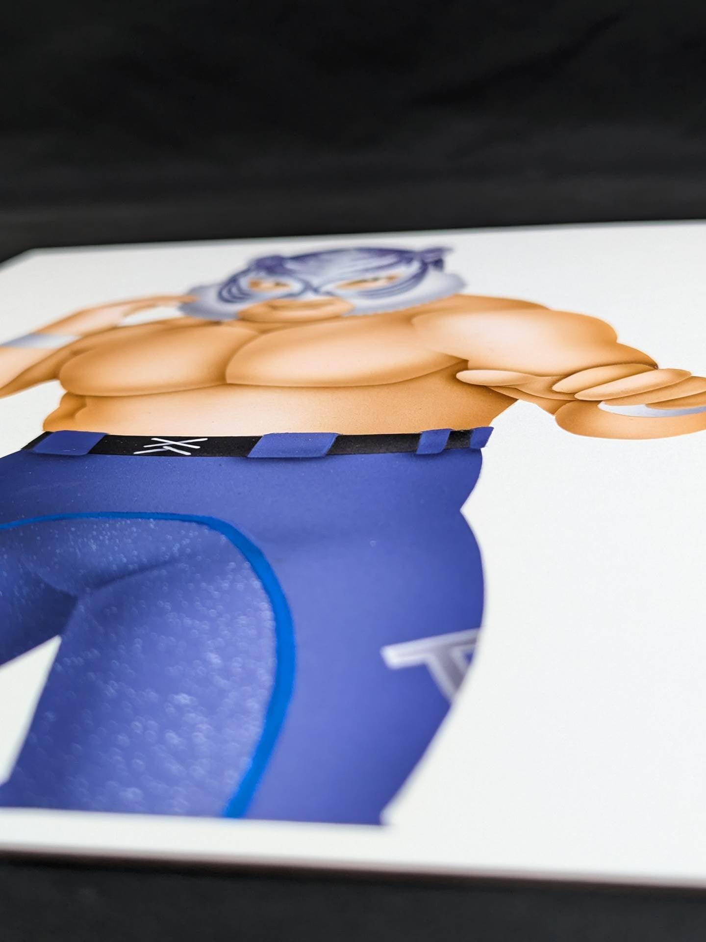 ☆坂井永年氏 原画作品☆「伝説の虎戦士」スーパータイガー – 闘道館