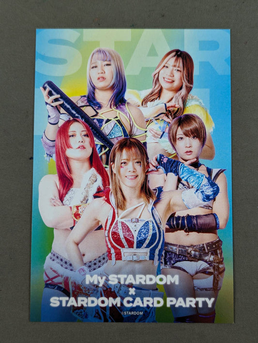 My STARDOM×STARDOM CARD PARTY ポストカード