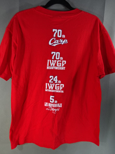 広島東洋カープ×内藤哲也コラボ 2C7072265 Tシャツ①(レッド)