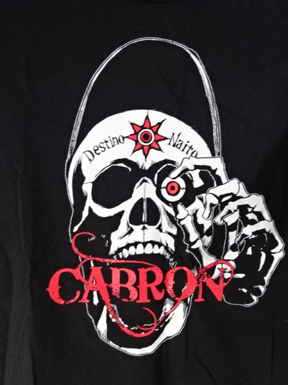 内藤哲也 CABRON スカルイラスト Tシャツ