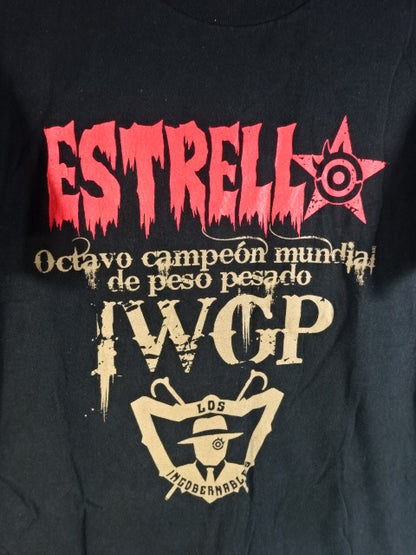 内藤哲也 第8代IWGP世界ヘビー級王座 戴冠記念Tシャツ(ブラック)