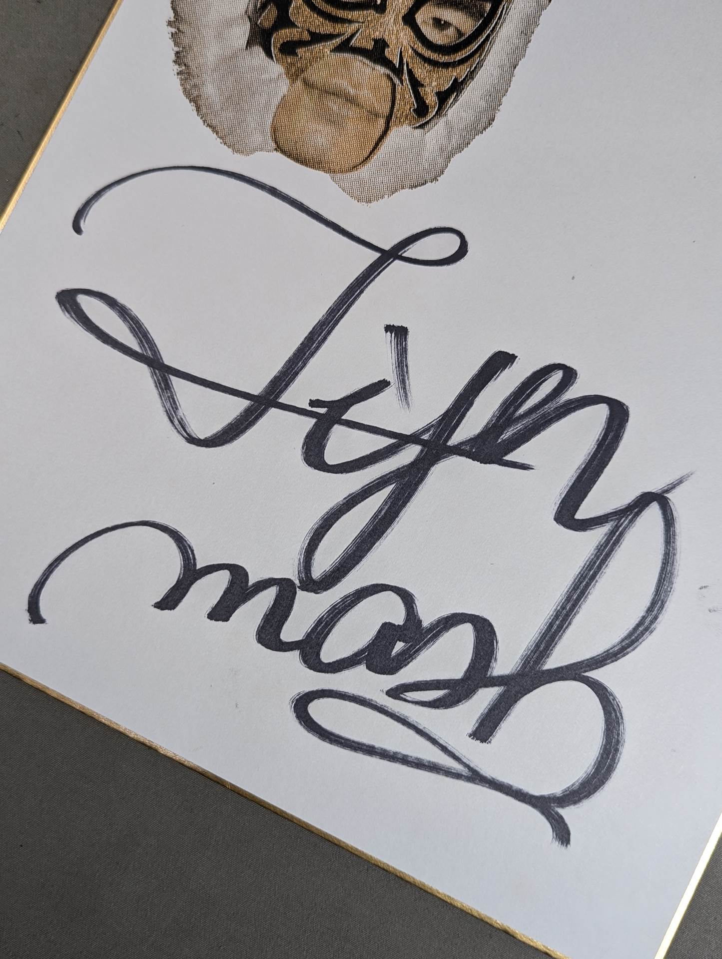 タイガーマスク(2代目・専用色紙)