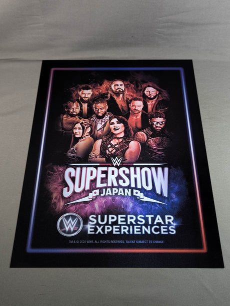 WWE SUPERSHOW JAPAN 2025 3D Poster