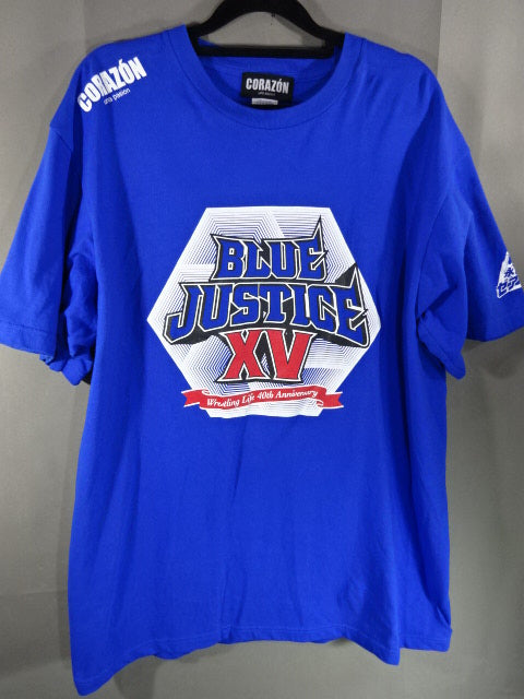 Yuji Nagata × CORAZON BLUE JUSTICE XV T-SHIRT