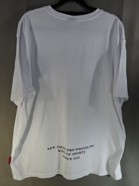 新日本プロレス×しまむら ライオンマーク Tシャツ①(ホワイト)
