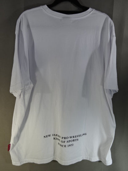 新日本プロレス×しまむら ライオンマーク Tシャツ①(ホワイト)