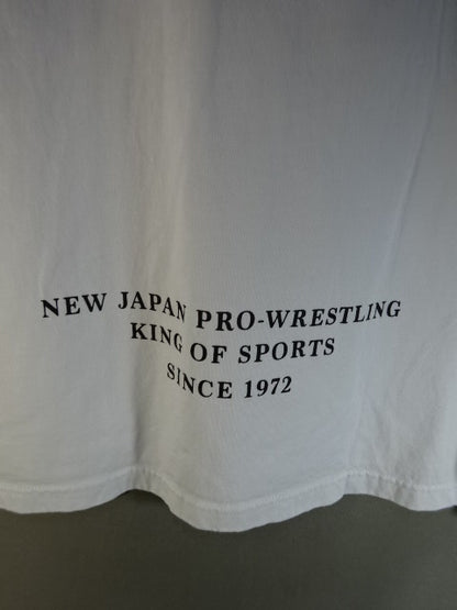新日本プロレス×しまむら ライオンマーク Tシャツ①(ホワイト)