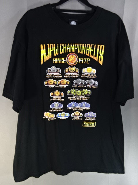 NJPW Champion Belt dotswrestler T-Shirt