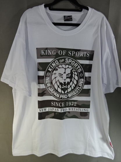 新日本プロレス×しまむら ライオンマーク Tシャツ②(ホワイト)