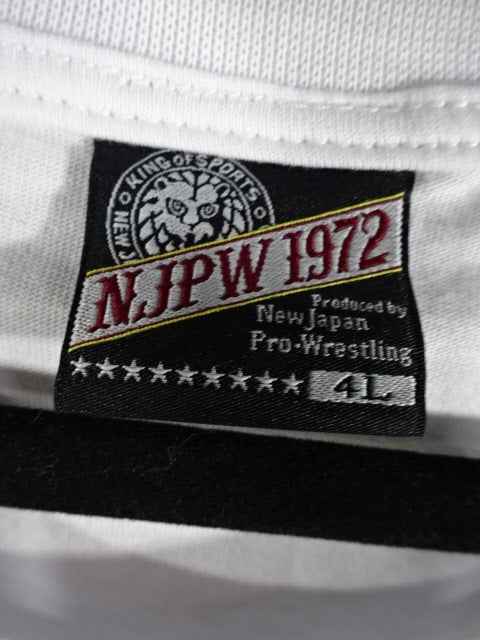 新日本プロレス×しまむら ライオンマーク Tシャツ②(ホワイト)