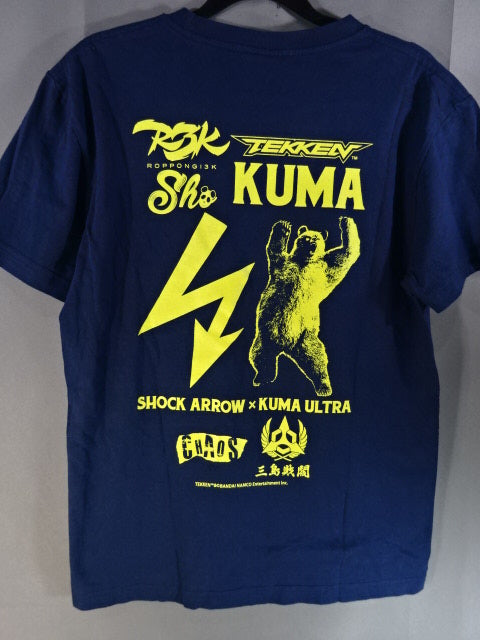 SHO×TEKKEN KUMA Tシャツ①(ブラック×イエロー)