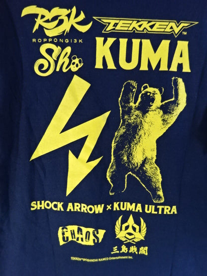 SHO×TEKKEN KUMA Tシャツ①(ブラック×イエロー)