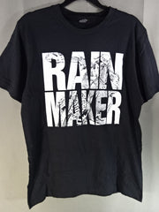 直筆サイン入り】オカダ・カズチカ RAIN MAKER Tシャツ①(ブラック