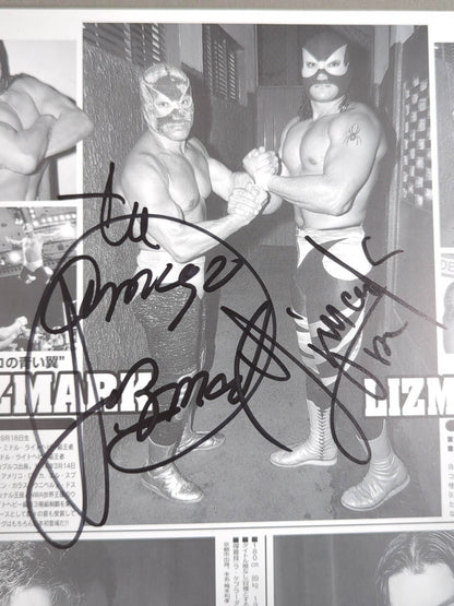 [9 fighters hand signed autograph 】CMLL・JAPAN LUCHA WARS 2000