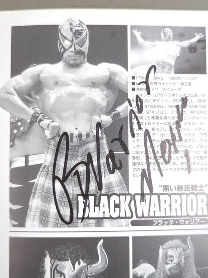 [9 fighters hand signed autograph 】CMLL・JAPAN LUCHA WARS 2000
