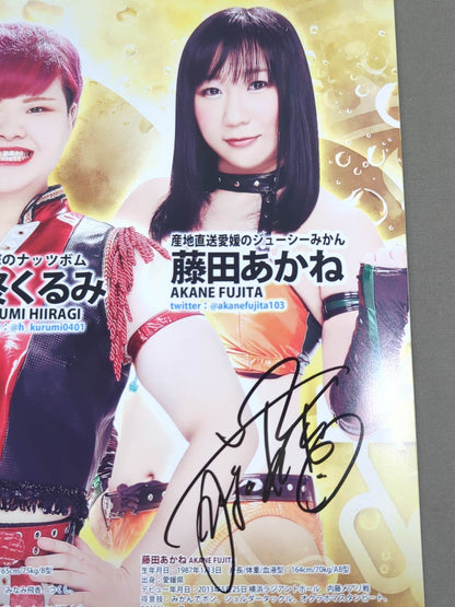 【8名直筆サイン入り】アイスリボンパンフレット(2020/12/31)