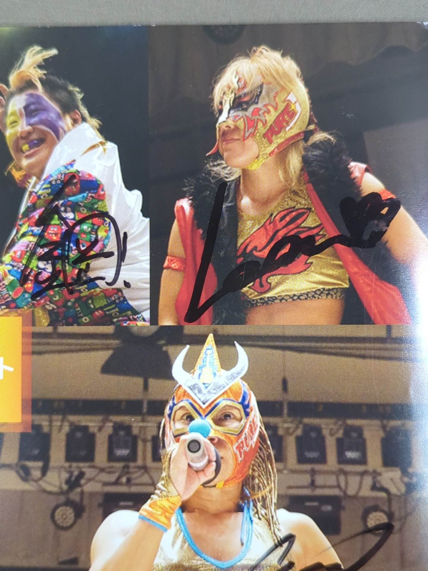 【8選手直筆サイン入り】PURE-J女子プロレス オフィシャルパンフレット vol.5