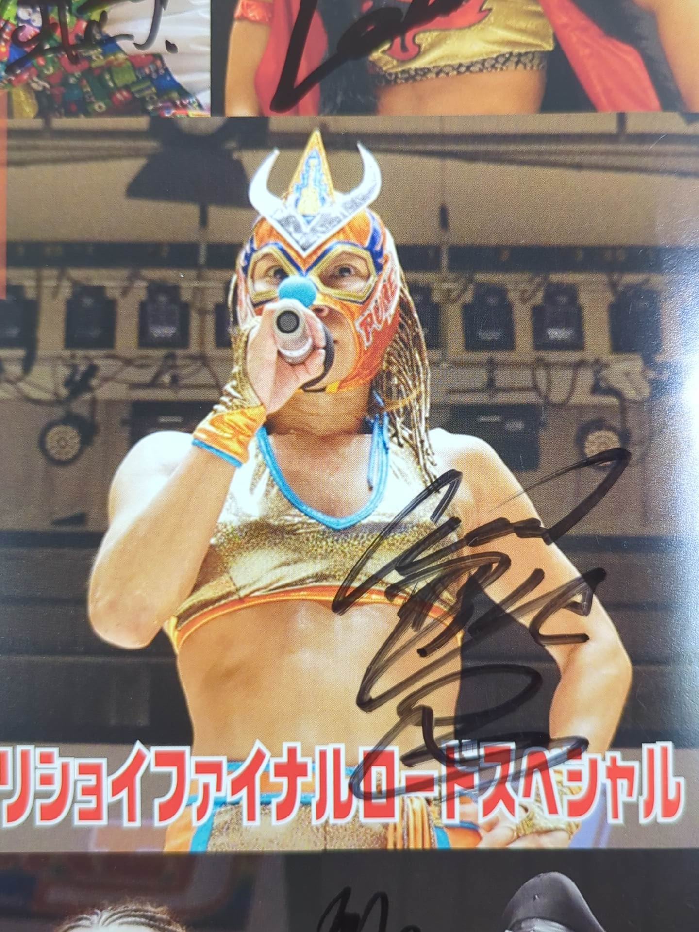 【8選手直筆サイン入り】PURE-J女子プロレス オフィシャルパンフレット vol.5