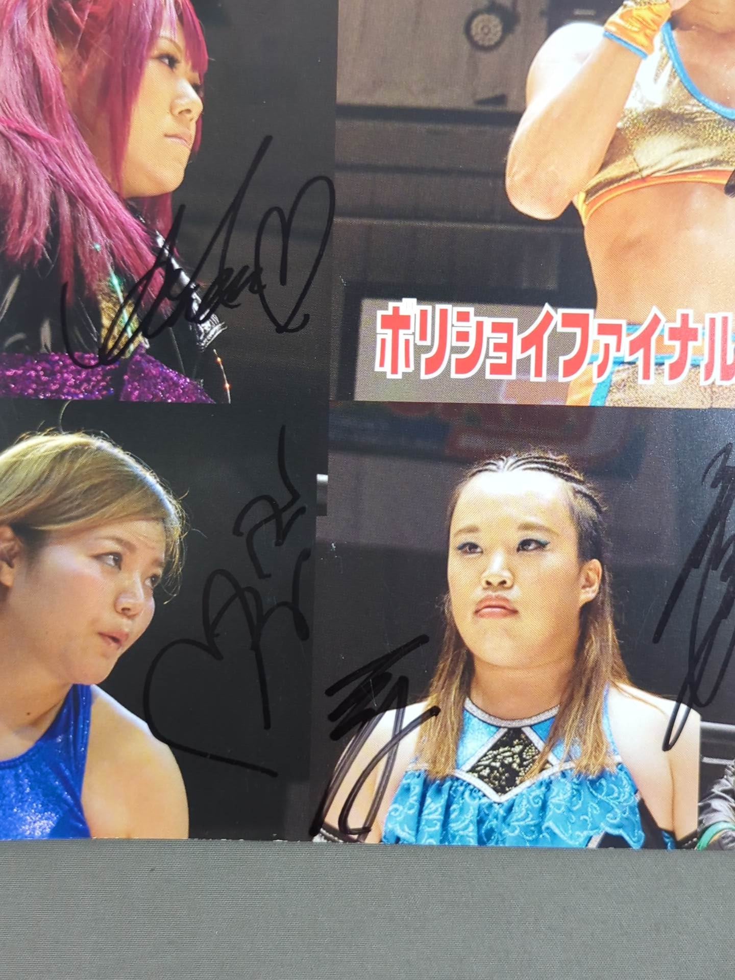 【8選手直筆サイン入り】PURE-J女子プロレス オフィシャルパンフレット vol.5