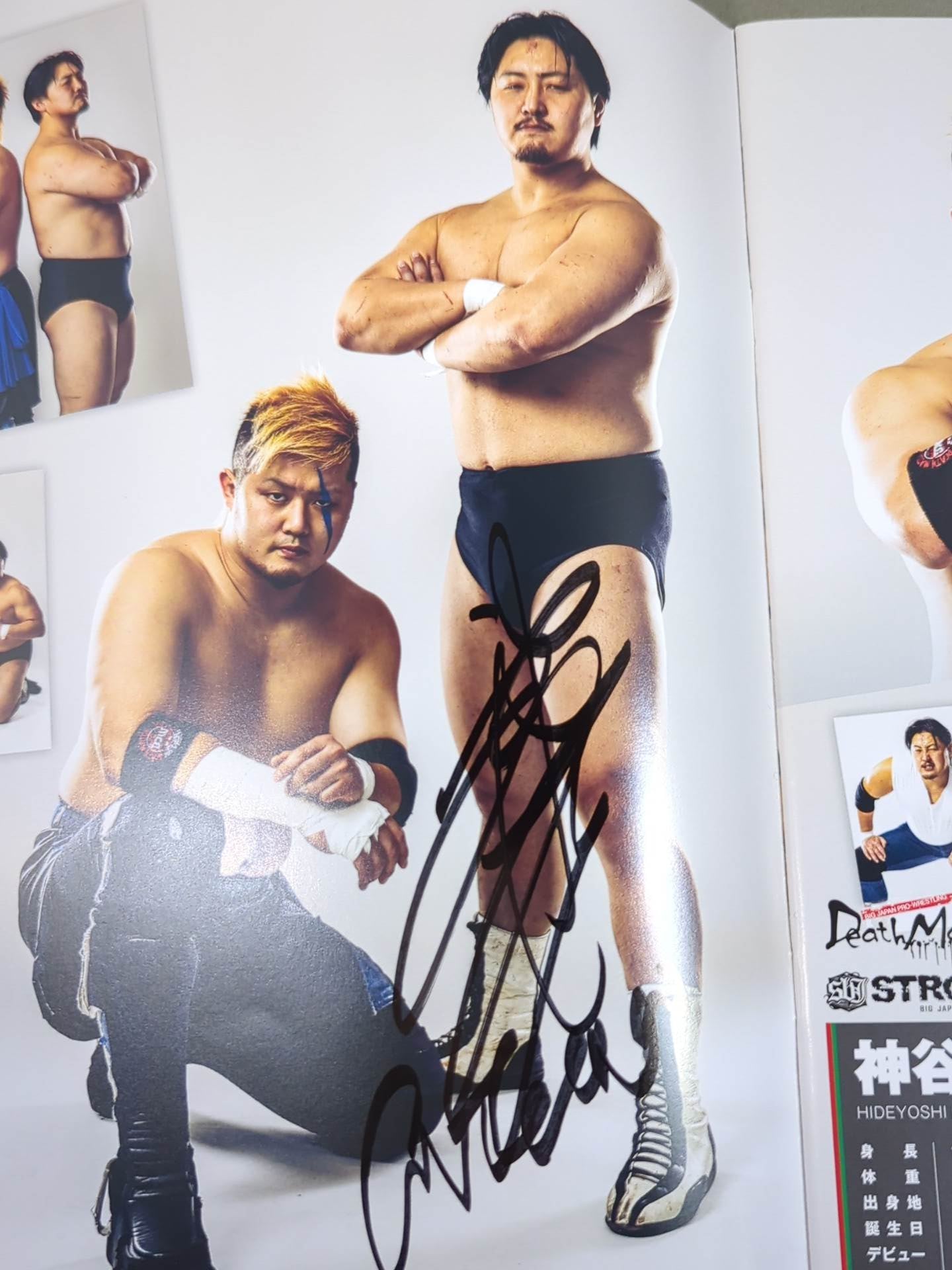 【10選手直筆サイン入り】BJW VISUAL GUIDE BOOK 2021