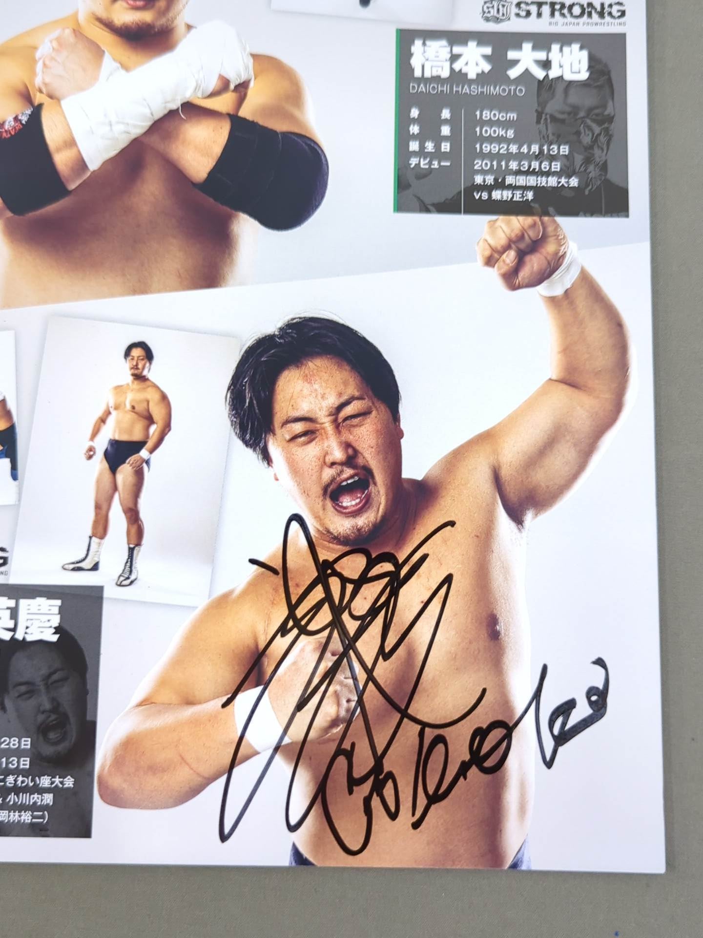 【10選手直筆サイン入り】BJW VISUAL GUIDE BOOK 2021