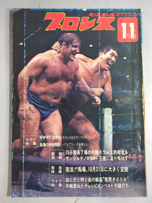 月刊プロレス 1972年11月号