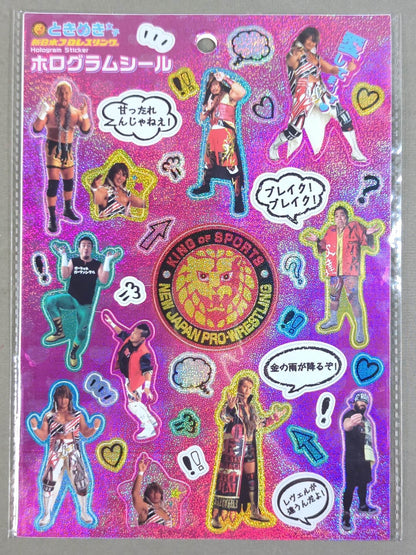 新日本プロレス「ときめき女子」ホログラムシール