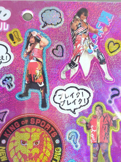 新日本プロレス「ときめき女子」ホログラムシール