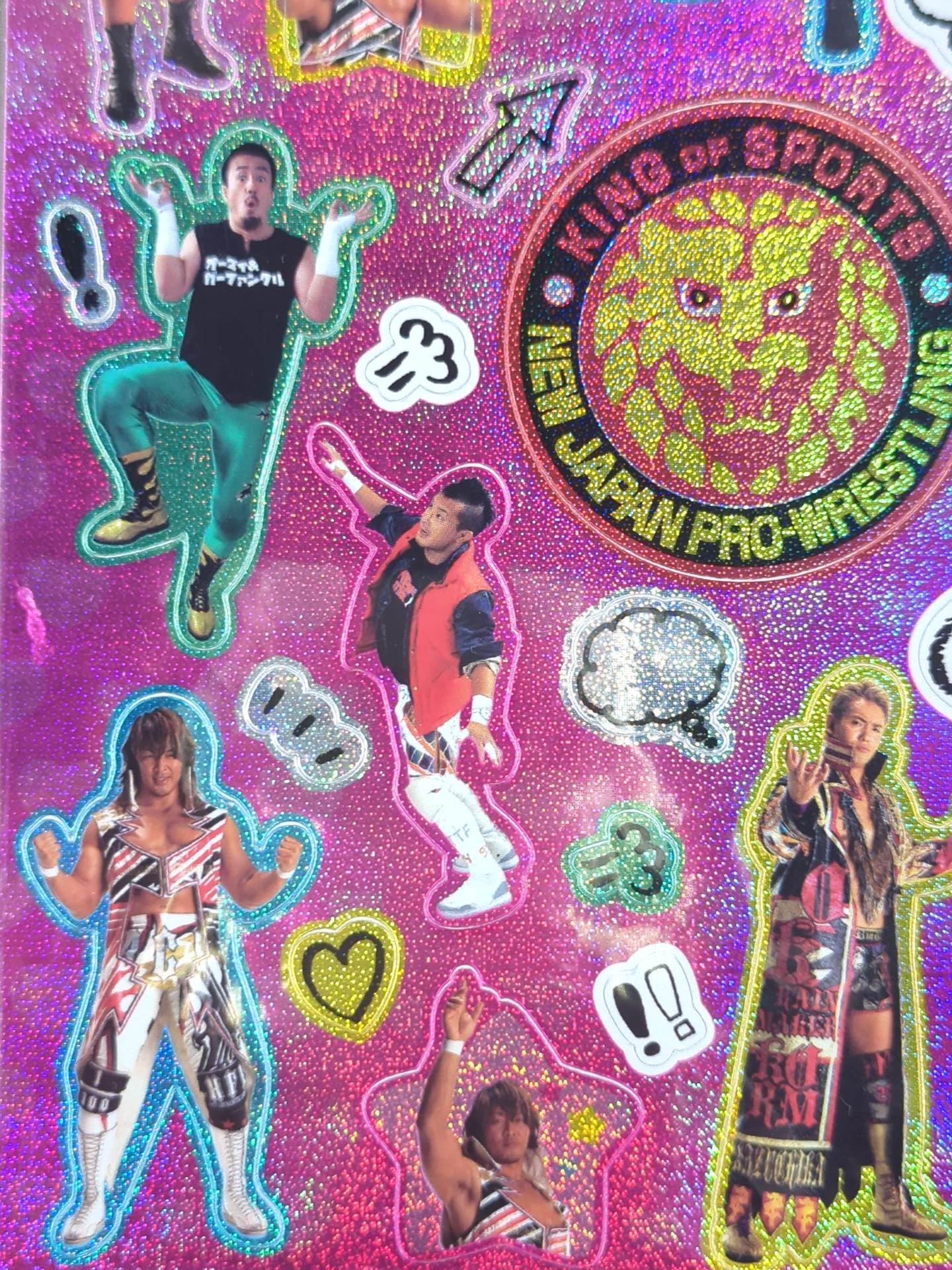 新日本プロレス「ときめき女子」ホログラムシール