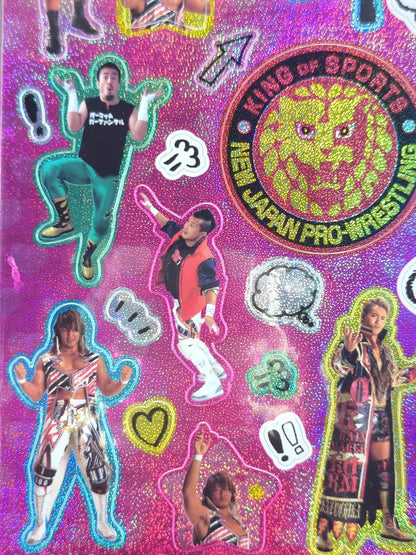 新日本プロレス「ときめき女子」ホログラムシール