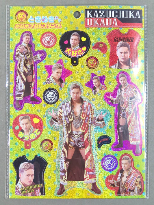 オカダ・カズチカ「ときめき女子」ホログラムシール