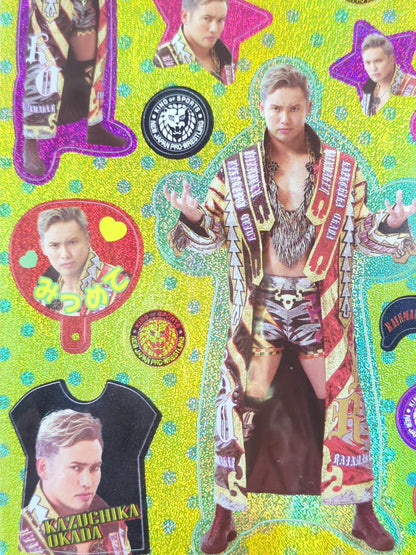 オカダ・カズチカ「ときめき女子」ホログラムシール