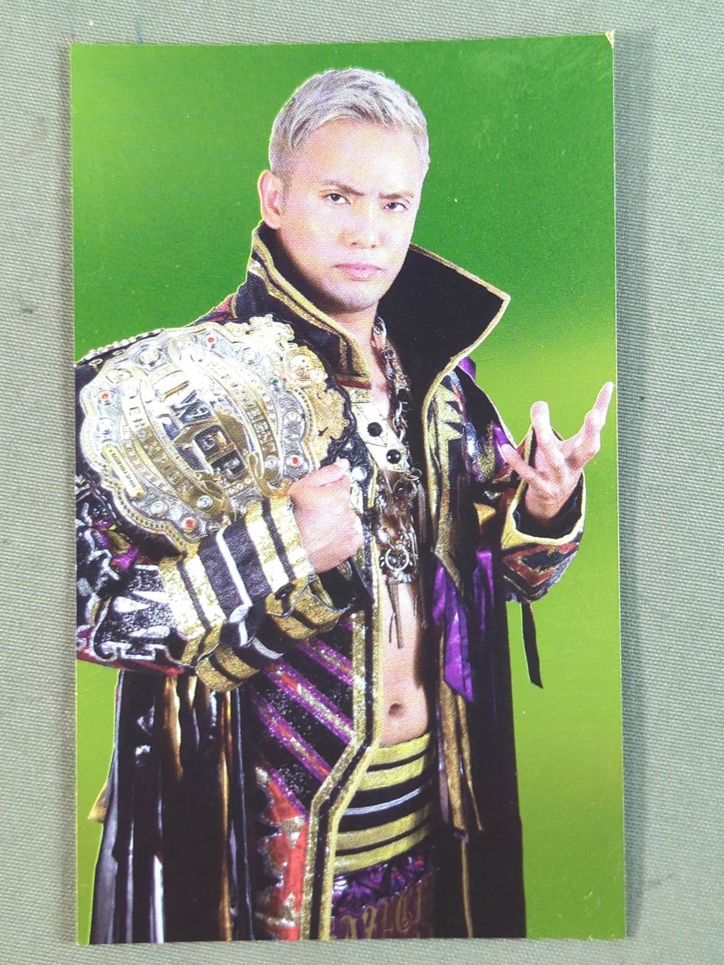 オカダ・カズチカ 名刺型カード(非売品)