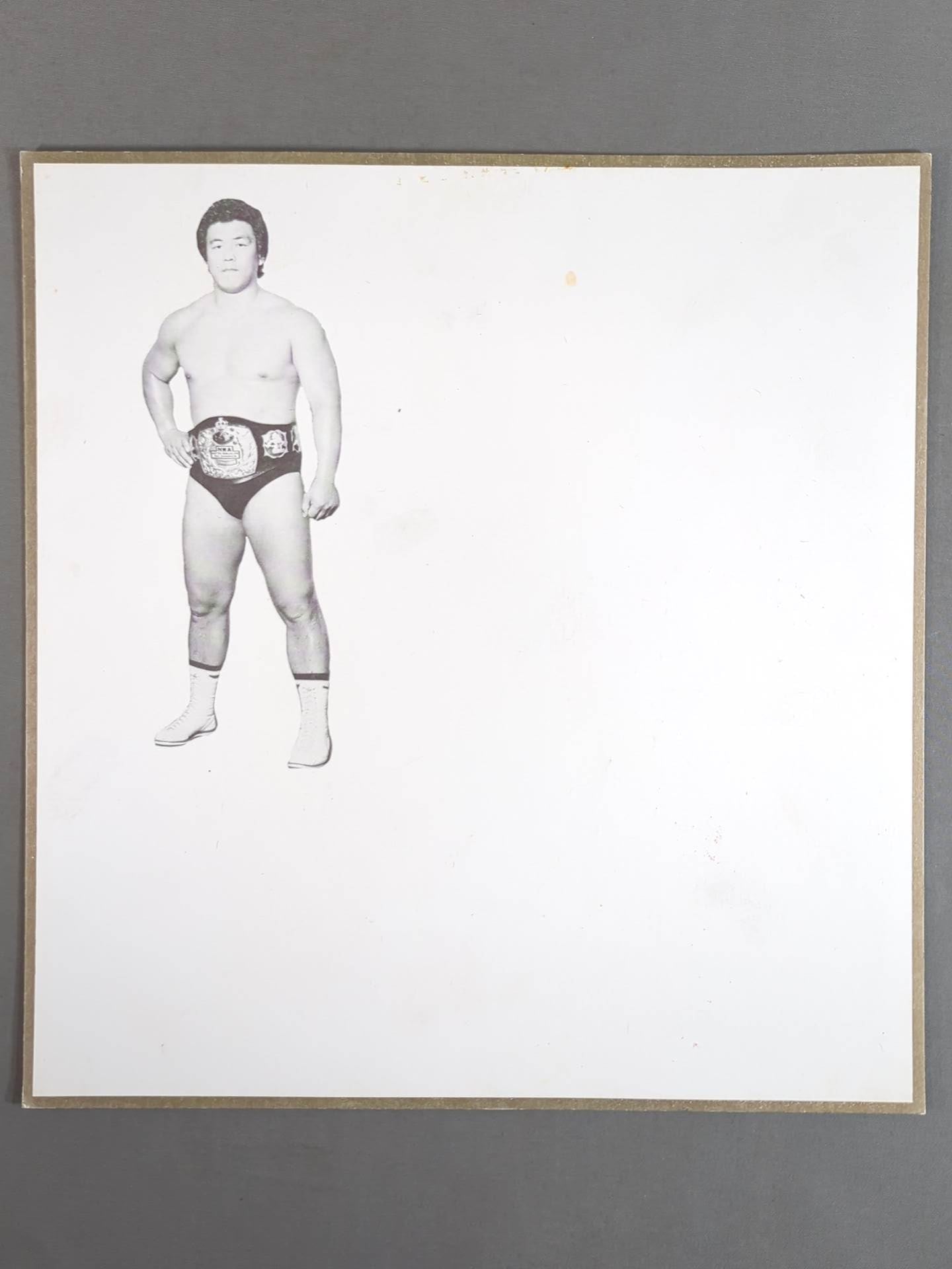 ★当時モノ★ 長州力 専用厚紙