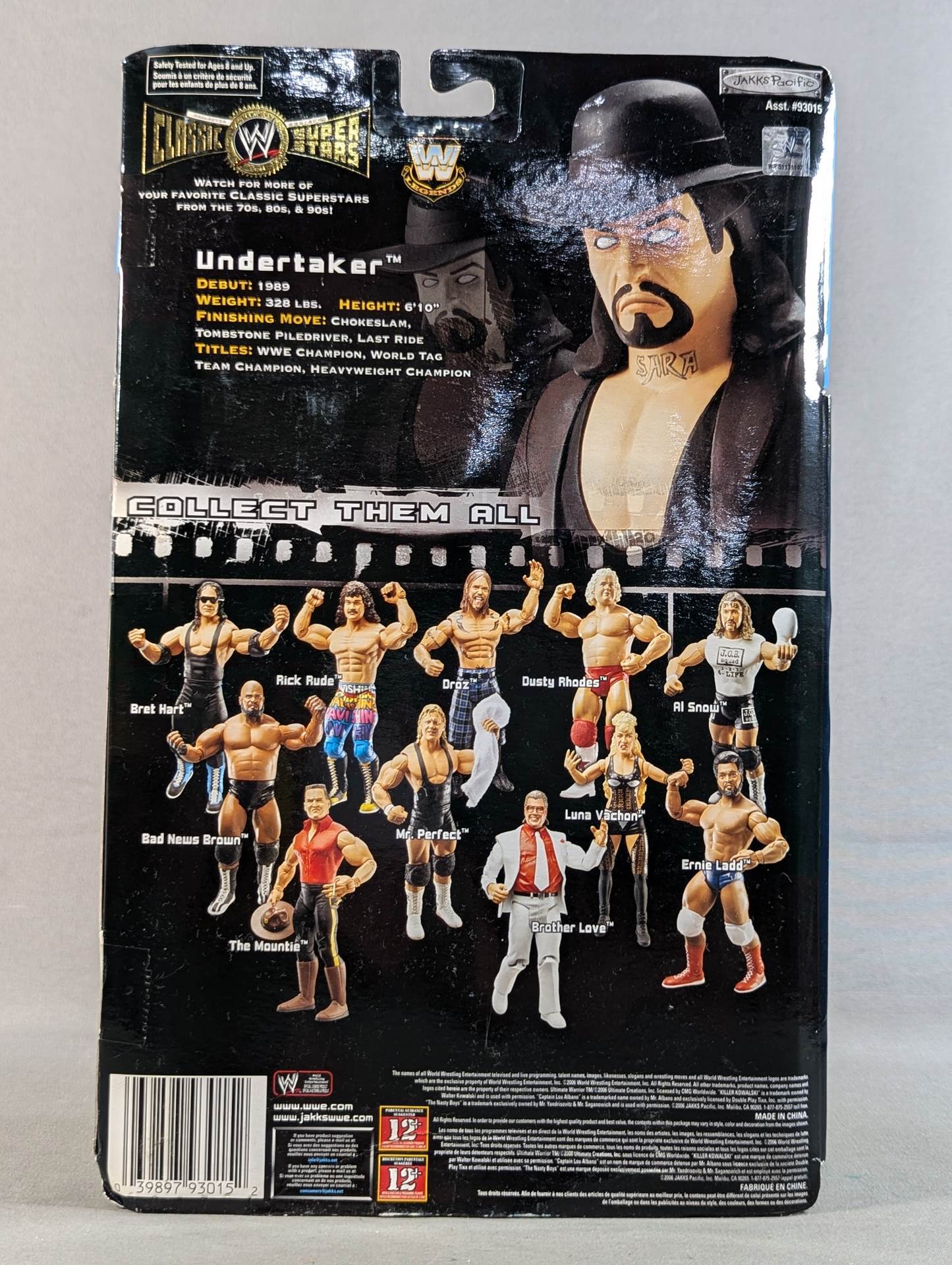 WWF アンダーテイカー アクションフィギュア WWF アンダーテイカー アクションフィギュア Amazon.co.jp: Mattel WWE