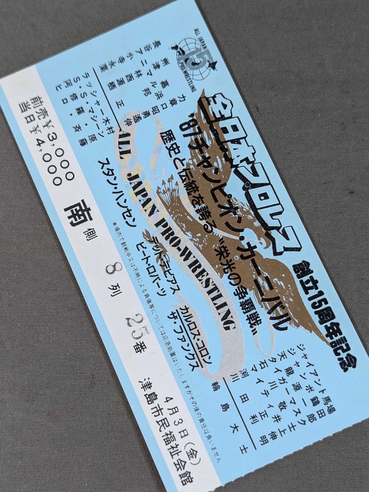 87チャンピオン・カーニバル