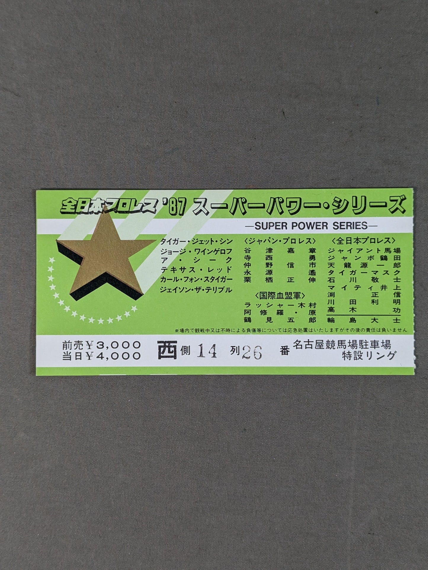 87スーパーパワー・シリーズ