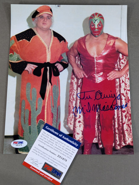 Mil Mascaras  hand signed autograph  large Judgment photo