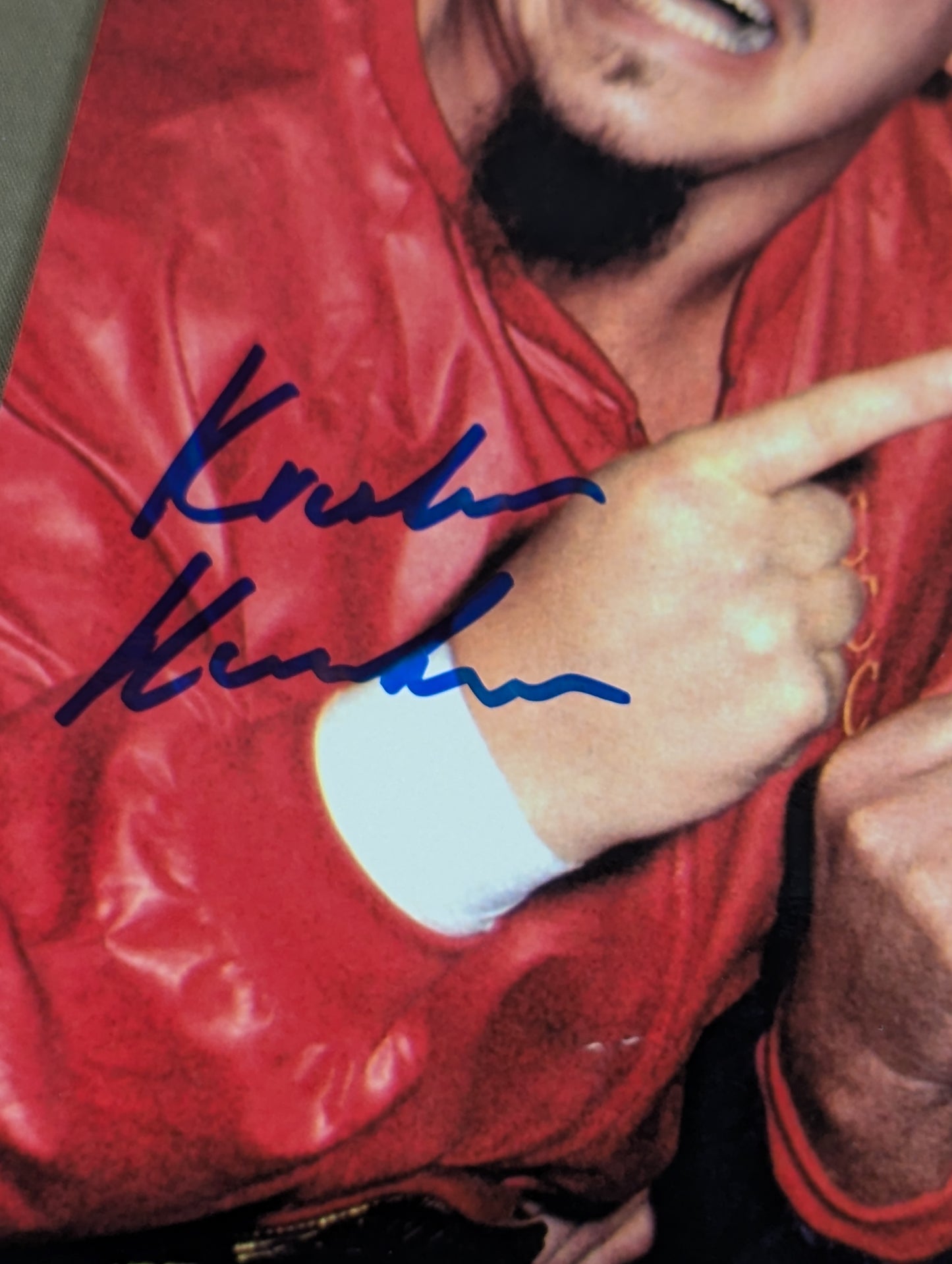 イワン・コロフ＆クラッシャー・クルスチェフ 直筆Wサイン入り 大判写真