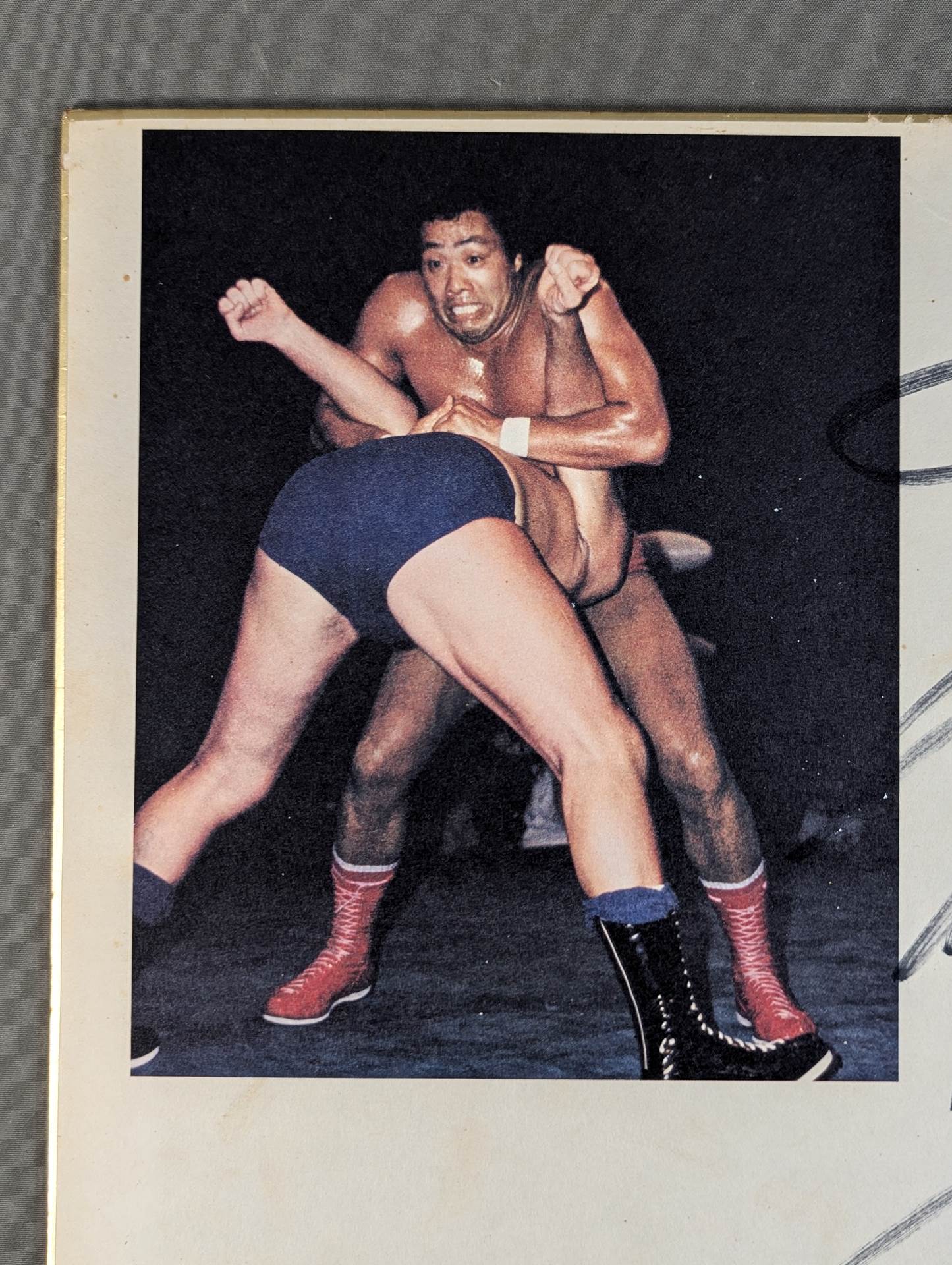 ジャンボ鶴田(全日本プロレス専用色紙) – 闘道館