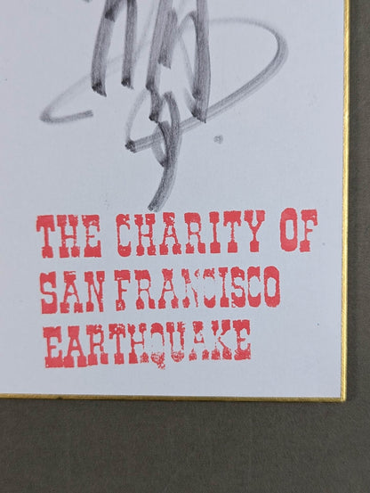 ★五輪コンビ★ ジャンボ鶴田＆谷津嘉章(89世界最強タッグ色紙)