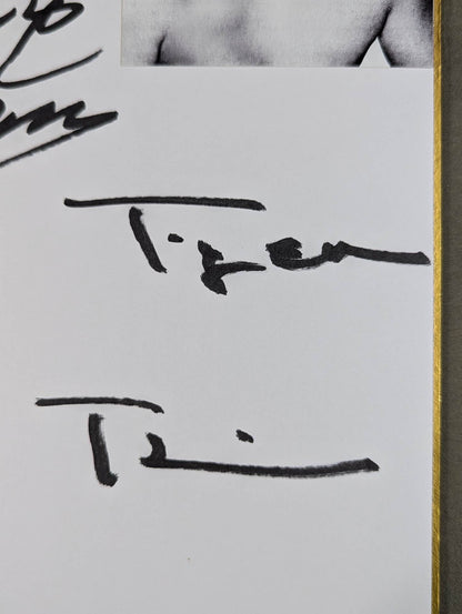 キラー・カーン＆タイガー戸口(白黒ブロマイド貼付)