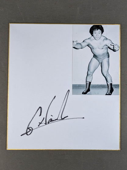 グラン浜田(白黒ブロマイド貼付)