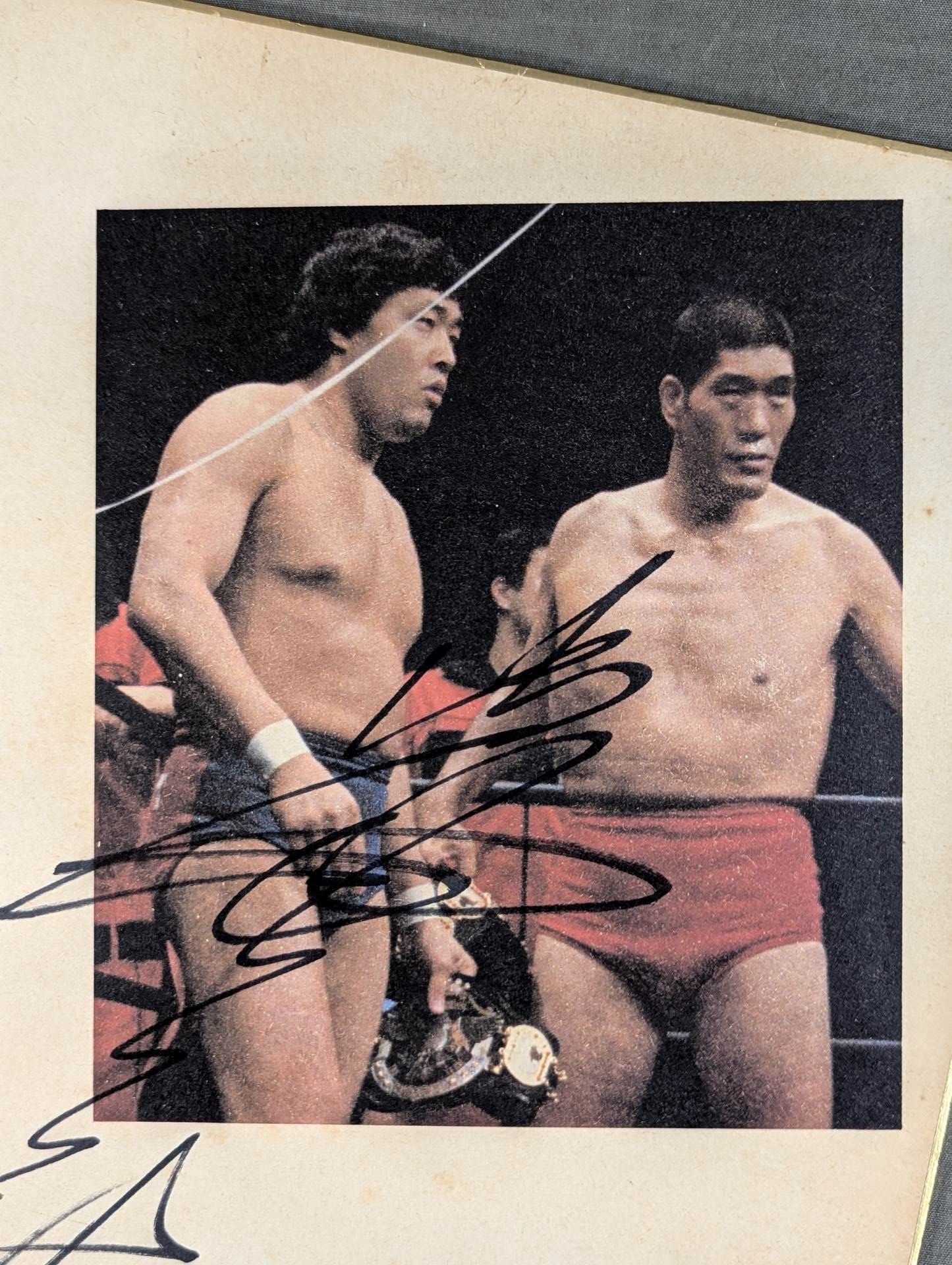 ジャイアント馬場(縦書き・全日本プロレス専用色紙) – 闘道館